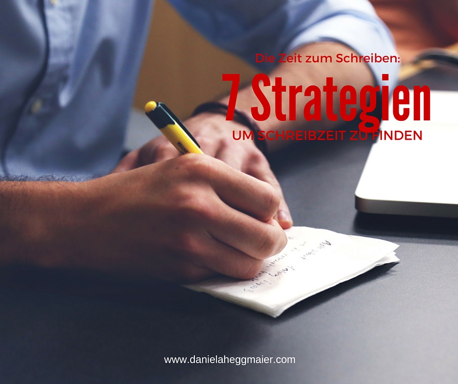 Zeit zum Schreiben finden